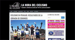 Desktop Screenshot of lahoradelciclismo.com.ar