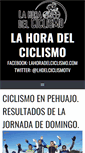 Mobile Screenshot of lahoradelciclismo.com.ar